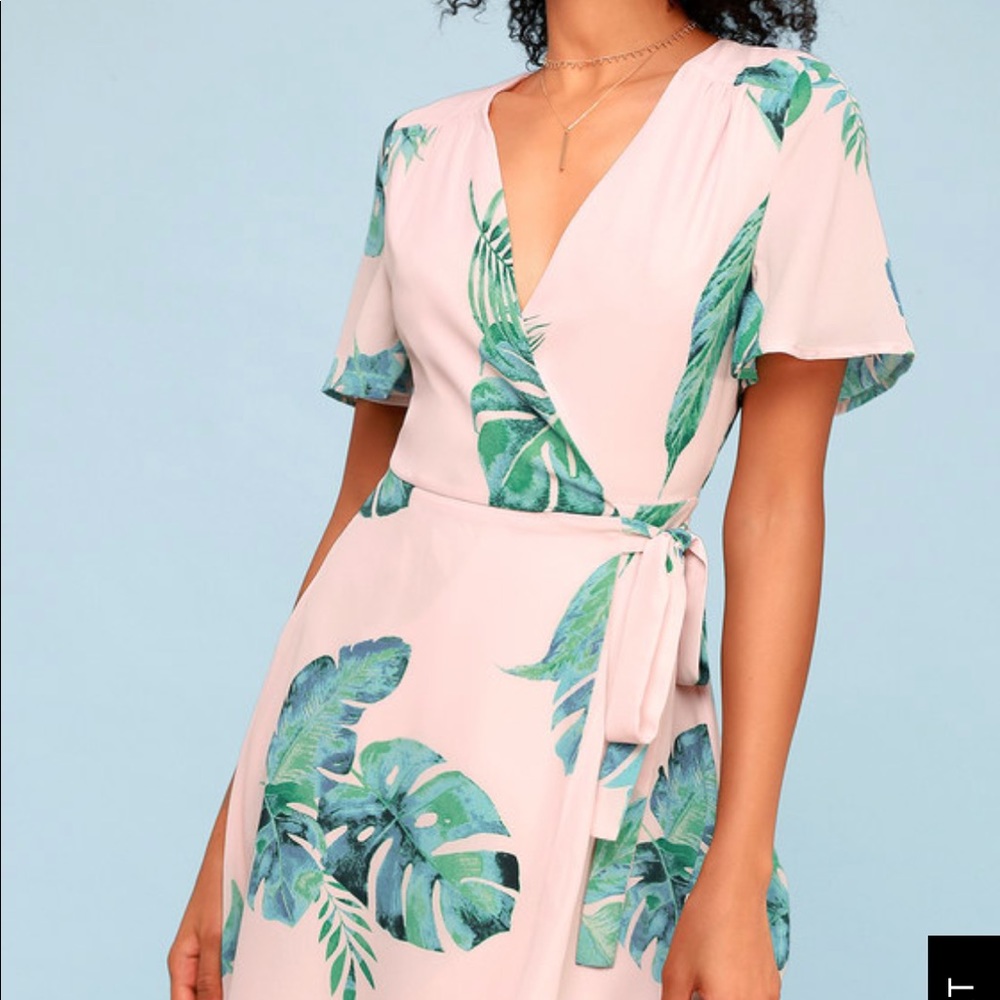 Lulus wrap dress